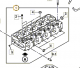Head cylinder assembly for ISUZU engine 4JG1 in JCB model 02/800880