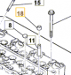 Seal valve guide inlet & exhaust 1125690150 for ISUZU engine 4BG1 in JCB model 02/801531