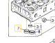 Insert inlet valve1117150540 for ISUZU engine 6BG1 in JCB model
