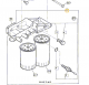 Filter oil assembly  for ISUZU engine 6BG1 in JCB model 02/800116