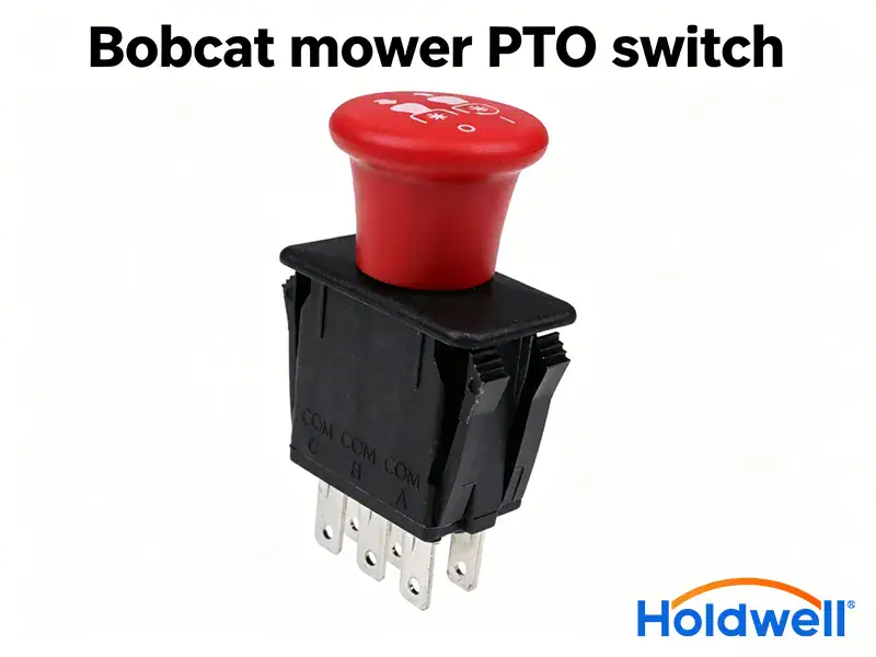 Bobcat mower PTO switch