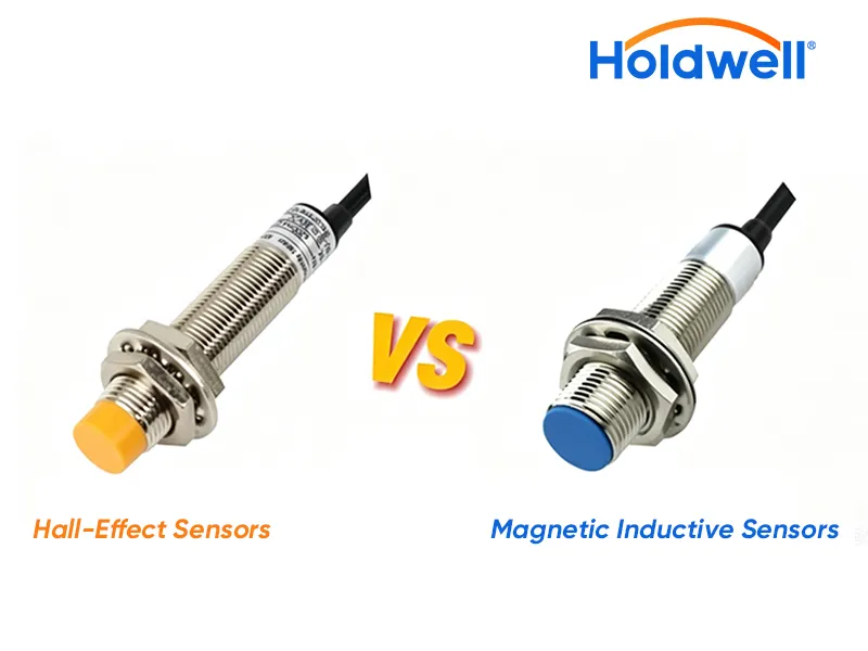 Magnetic inductive sensors and hall-effect sensors