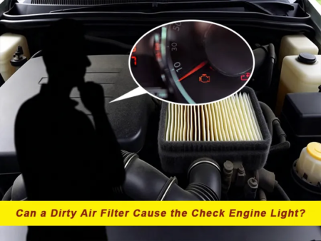 can a dirty air filter cause the check engine light