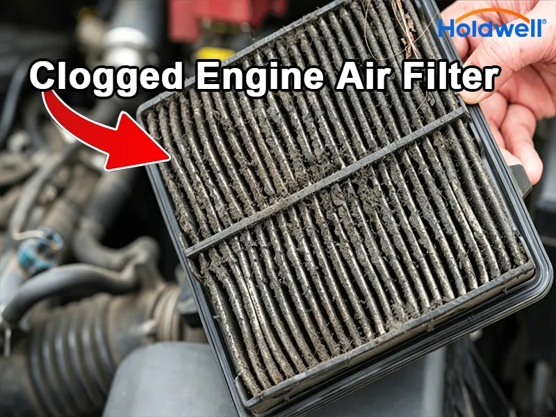 clogged engine air filter