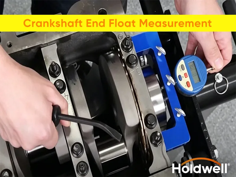 crankshaft end float measurement